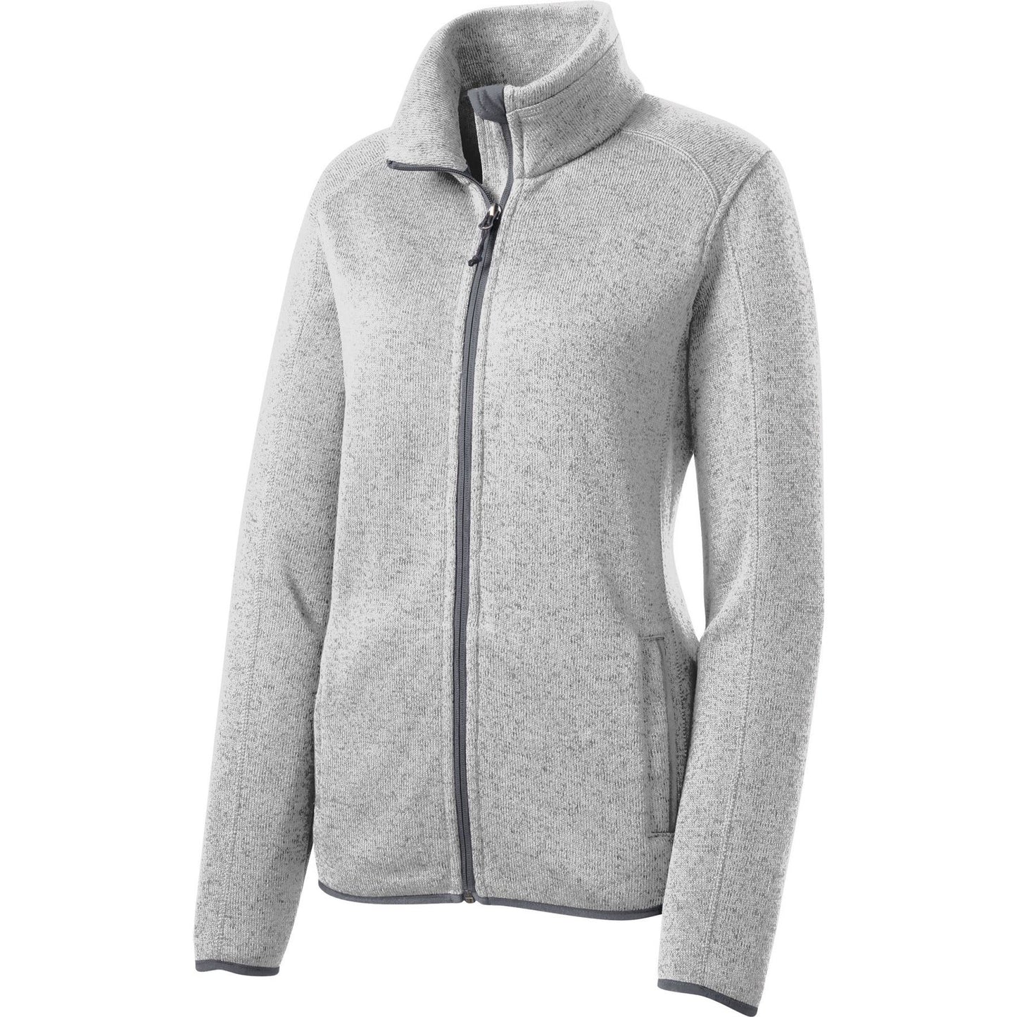 Port Authority® Ladies Sweater Fleece Jacket